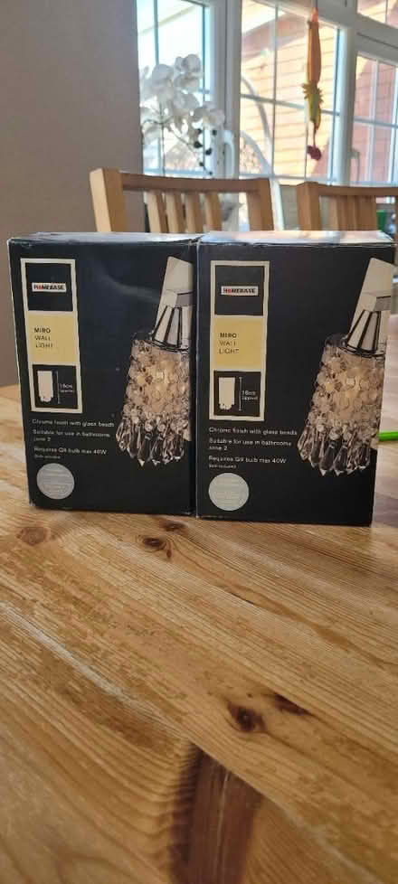 Photo of free 2 matching wall lights (Ilford) #1