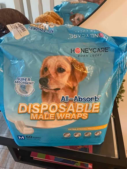 Photo of free Half a pack of male dogs nappies (Didcot OX11) #1