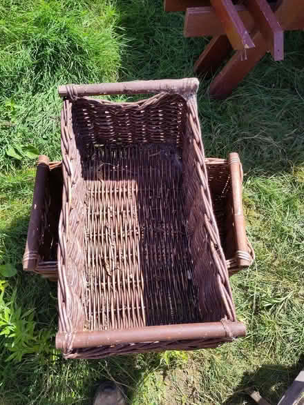 Photo of free Pair of painted IKEA wicker baskets (Lower Earley RG6) #1