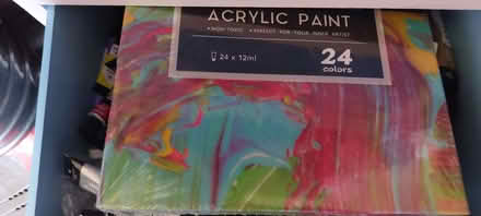 Photo of free Artist paints, canvases. Art pass paint brushes (Burton Joyce NG14) #1