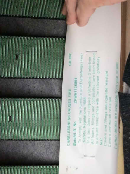 Photo of free DFS sofa in pale grey - does not recline (Lower Bevendean BN2) #2