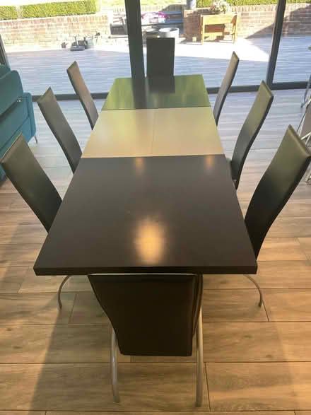 Photo of free Bo Concept extendable table + 8 chairs (Elstree WD6) #3