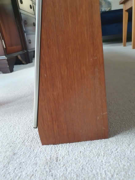 Photo of free Long Dressing Table Mirror - 1970's Retro - Solid Wood Stand (Welwyn Garden City AL8) #4