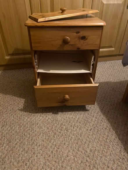 Photo of free Wooden 3-drawer piece (Sandyford) #2