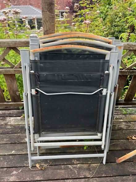 Photo of free Garden Glass top table & 4 chairs (Uplyme) #2
