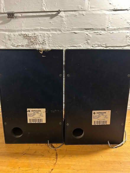 Photo of free 2 x Hitachi Bass reflex speakers (Harrogate HG2) #2