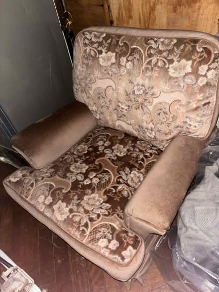 Photo of free 2 Velvet Armchairs (Camberwell SE5) #1