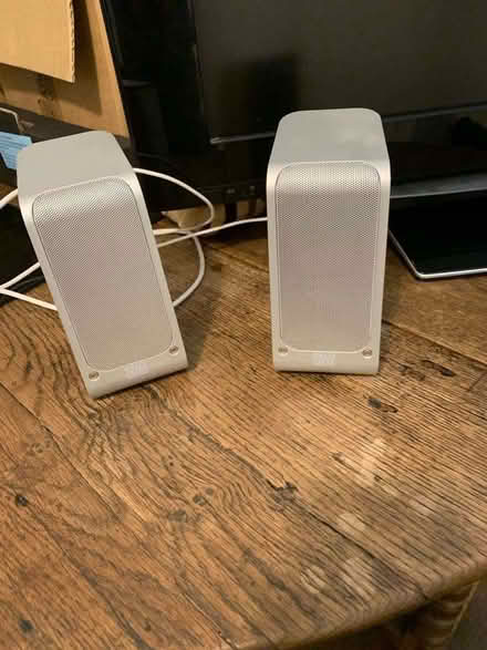 Photo of free Pair of speakers to work with a PC. (Presteigne LD8) #1