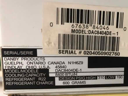 Photo of free Window AC - 8400 btu (Kitchener) #2
