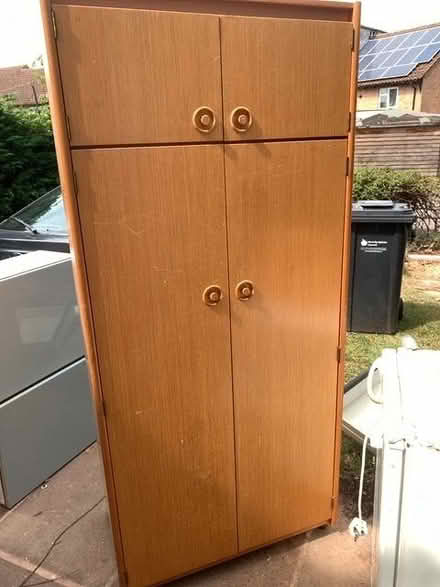 Photo of free Wood wardrobe (Ledbury HR8) #2