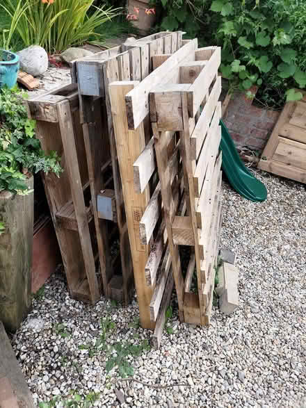 Photo of free 4 wooden pallets (Lower Spillmans, GL5) #2