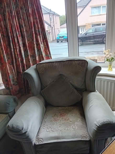 Photo of free 2 seater, 3 seater settees and 2 armchairs. (Clitheroe BB7) #1