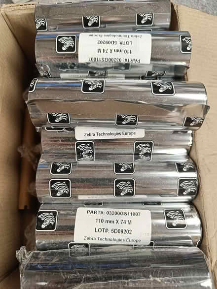 Photo of free Zebra rolls for label printer (SE13) #2