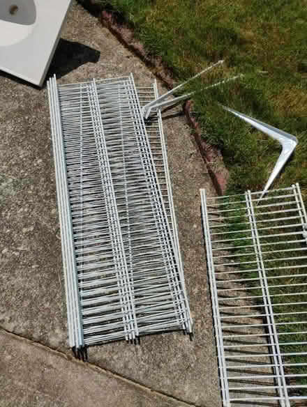 Photo of free Vanity sink and wire shelves (Stone Mountain near Rockbridge) #1