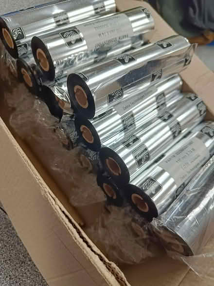 Photo of free Zebra rolls for label printer (SE13) #1