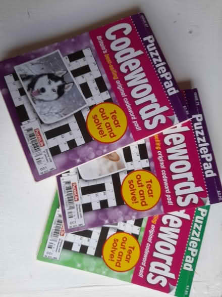 Photo of free Codeword puzzle books (Kingsway) #1