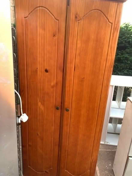 Photo of free Pine wardrobe (Ledbury HR8) #2