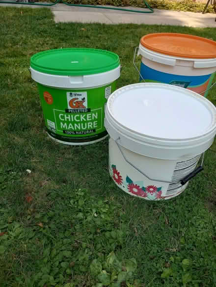 Photo of free Three large plastic containers (Bromham MK43) #2