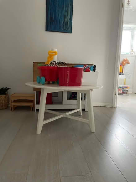 Photo of free Round white table ikea (Bromley by Kent) #2
