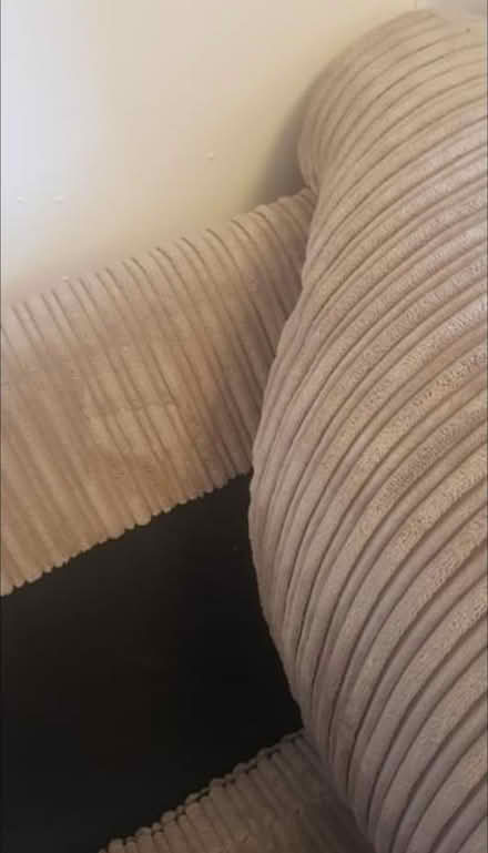 Photo of free Brown corduroy 2 seater sofa (Lower Edmonton, N9) #4