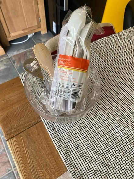 Photo of free Plastic bowl and cutlery (Gloucester GL2) #1