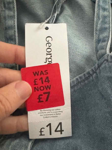 Photo of free 12-13 year Denim dress bnwt (Eastbourne BN21) #4