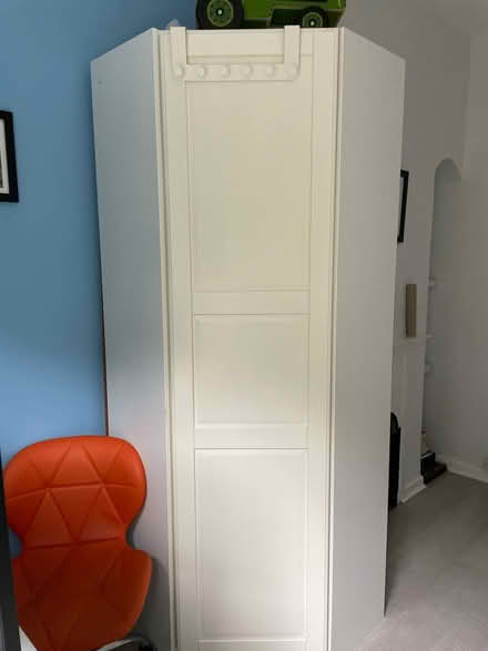 Photo of free White ikea corner wardrobe (Bromley by Kent) #1
