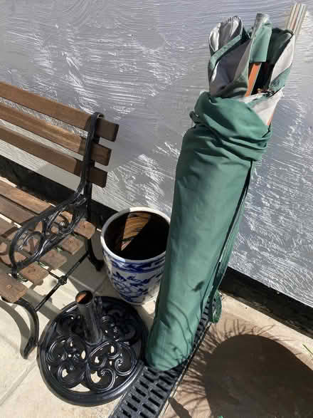 Photo of free Garden parasol and stand (Hoylake CH47) #2