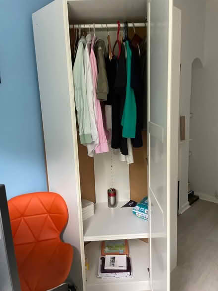 Photo of free White ikea corner wardrobe (Bromley by Kent) #2
