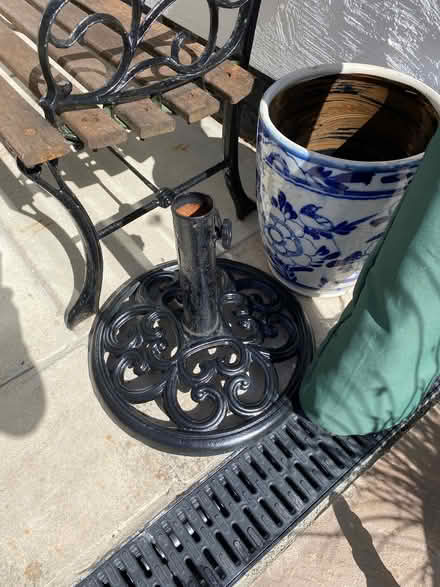 Photo of free Garden parasol and stand (Hoylake CH47) #3