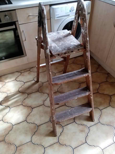 Photo of free Wooden step ladder (Bexley) #1