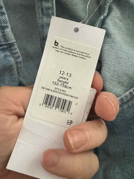 Photo of free 12-13 year Denim dress bnwt (Eastbourne BN21) #3