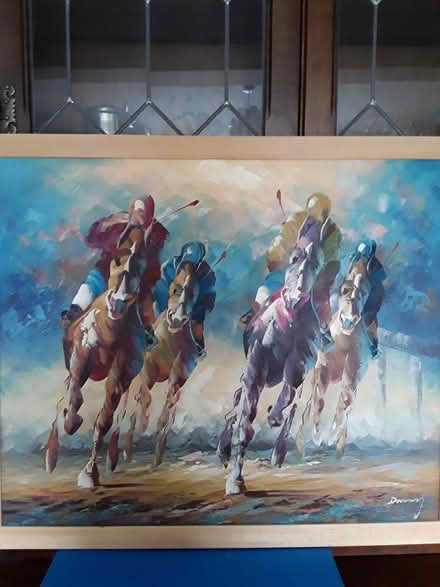 Photo of free Horse race picture framed (Woking GU22) #1