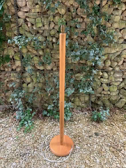 Photo of free 1.2m tall wood standard lamp (Abingdon OX14) #1