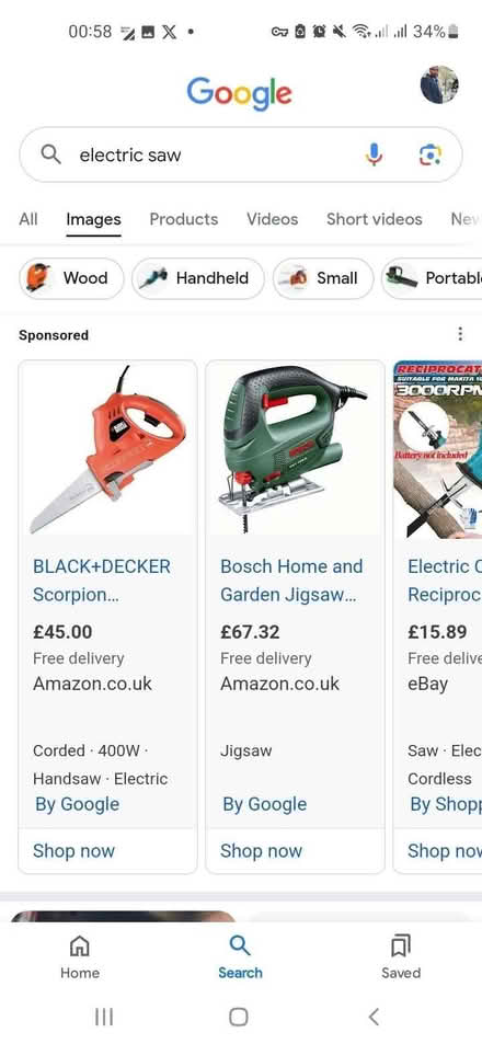 Photo of Electric saw for wood (Heaton BD9) #1