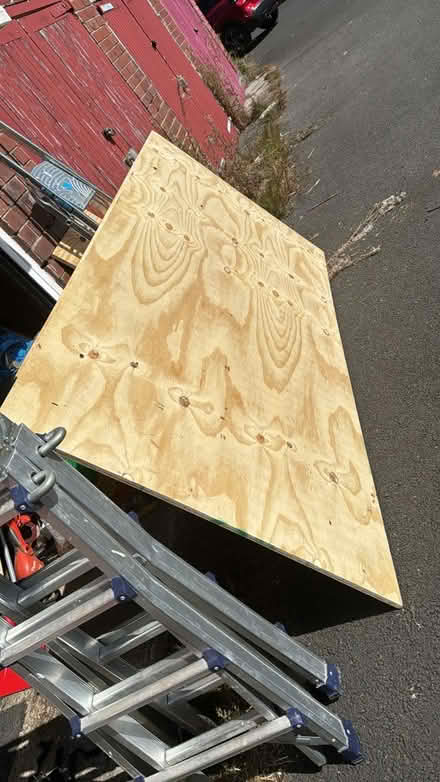 Photo of free 2 x ply 8ft by 4ft 18mm (Gateshead NE10) #1