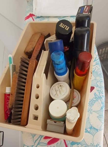 Photo of free Box of shoe cleaning items (Bolton le Sands LA5) #1