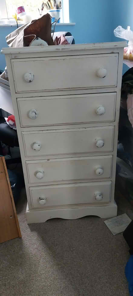 Photo of free Wooden chest of drawers (Crawley down) #1