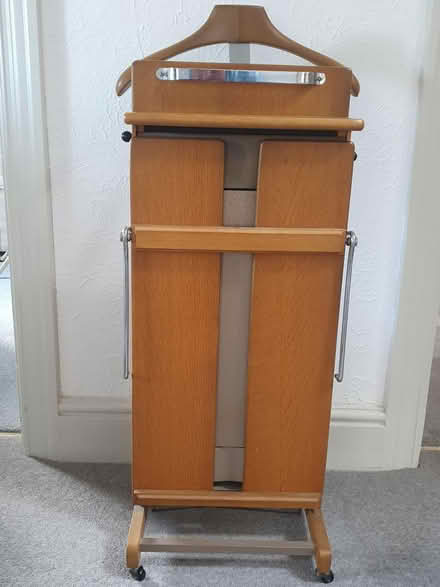 Photo of free Wooden trouser press (Kings Norton B38) #1