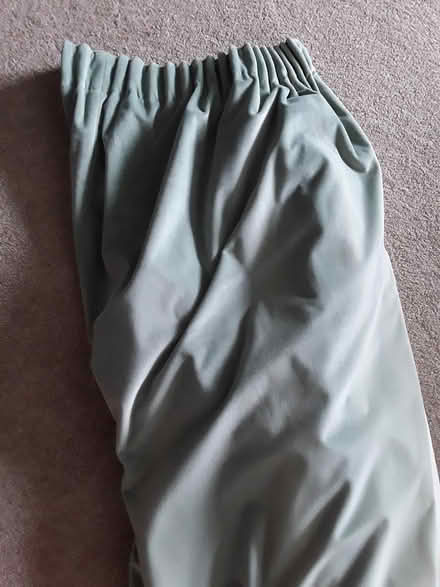 Photo of free Velvet curtains lined - pale green (Woking GU22) #2