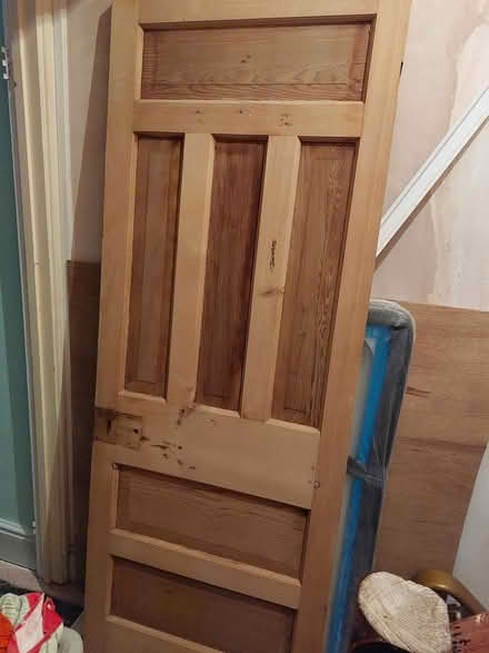 Photo of free Pine wooden door (Roath CF24) #2