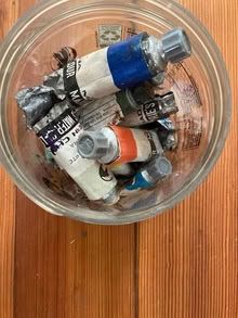 Photo of free dried tubes of watercolor paint (Camb/Watertown/Belmont line) #1