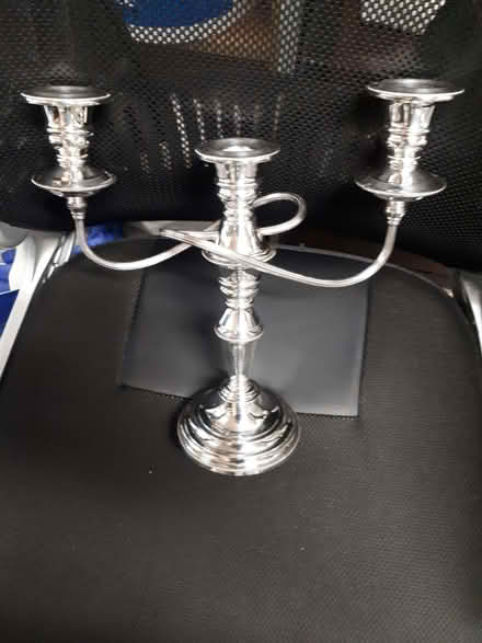 Photo of free Silver Candle Holder(3) (Salcombe Avenue ST17) #1
