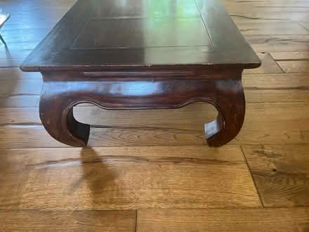 Photo of free Wooden coffee table (Holmbury st Mary) #3