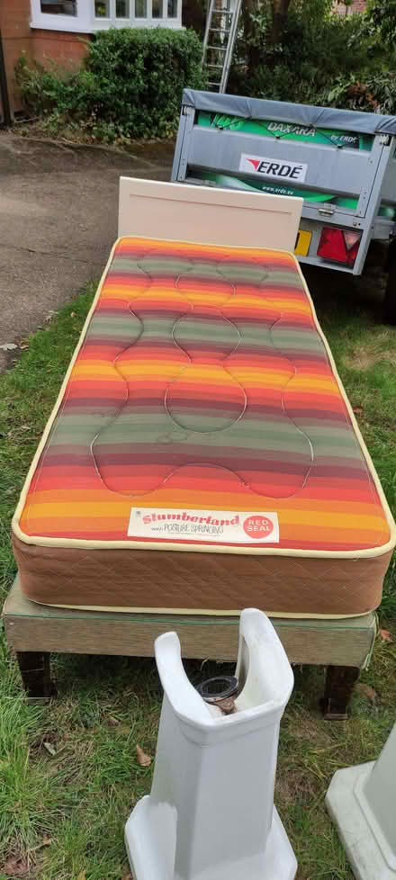 Photo of free Single bed with mattress and headboard (Littleover DE23) #1