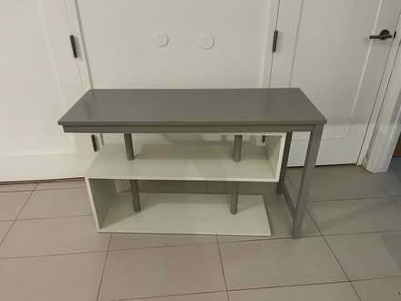 Photo of free Desk with Built-in Bookshelves (Metropolitan - Lorimer Station) #1