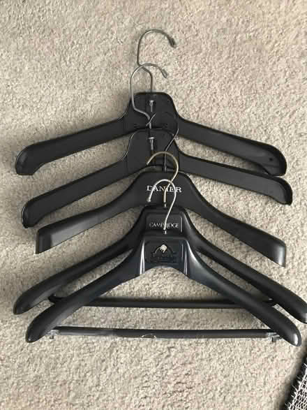 Photo of free 5 Sturdy coat hangers (Downtown Galt) #1