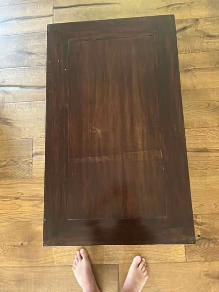 Photo of free Wooden coffee table (Holmbury st Mary) #2