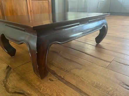 Photo of free Wooden coffee table (Holmbury st Mary) #1
