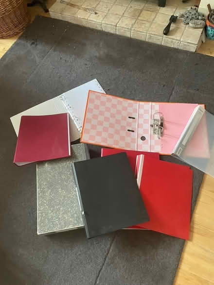 Photo of free 8 assorted ring binders (Fulwood S10) #1